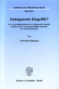 Enteignende Eingriffe?