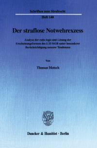 Der straflose Notwehrexzess