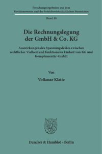 Die Rechnungslegung der GmbH & Co. KG