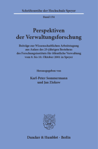 Perspektiven der Verwaltungsforschung