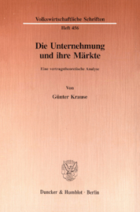 Die Unternehmung und ihre Märkte