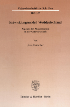 Entwicklungsmodell Westdeutschland