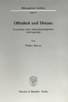Offenheit und Distanz Offenheit und Distanz