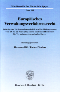Europäisches Verwaltungsverfahrensrecht