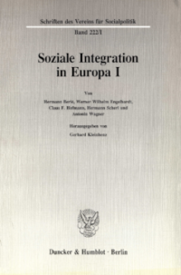 Soziale Integration in Europa I
