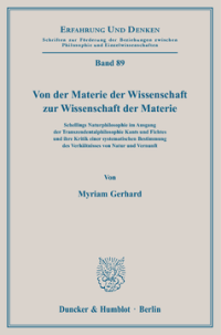 Von der Materie der Wissenschaft zur Wissenschaft der Materie