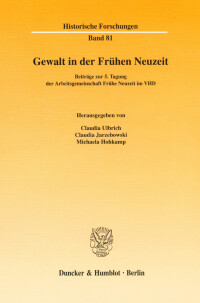 Gewalt in der Frühen Neuzeit