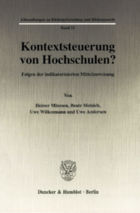 Kontextsteuerung von Hochschulen?