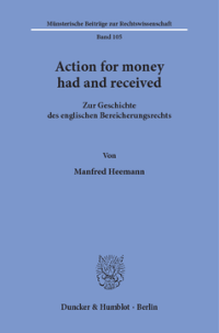 Action for money had and received