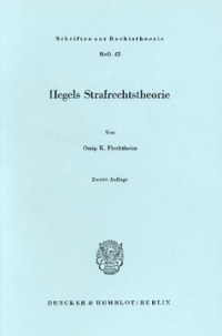 Hegels Strafrechtstheorie