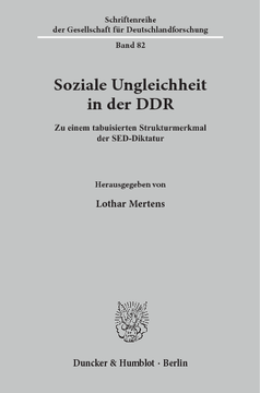 Soziale Ungleichheit in der DDR