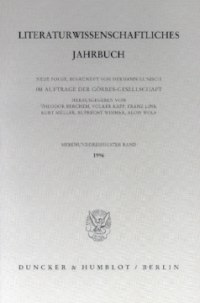 Literaturwissenschaftliches Jahrbuch