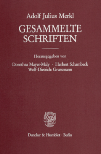 Gesammelte Schriften