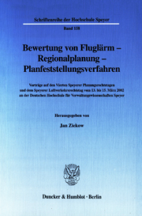 Bewertung von Fluglärm - Regionalplanung - Planfeststellungsverfahren