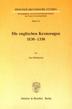 Die englischen Kronzeugen 1130–1330