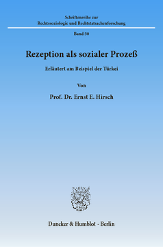 Rezeption als sozialer Prozeß Rezeption als sozialer Prozeß