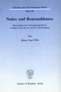 Notice and Reasonableness