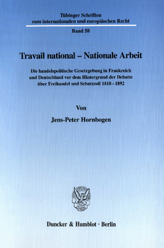 Travail national - Nationale Arbeit
