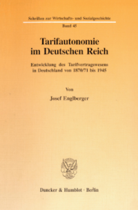 Tarifautonomie im Deutschen Reich