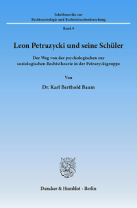 Leon Petrazycki und seine Schüler