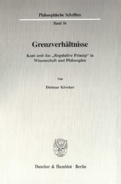 Grenzverhältnisse Grenzverhältnisse