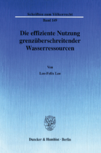 Die effiziente Nutzung grenzüberschreitender Wasserressourcen