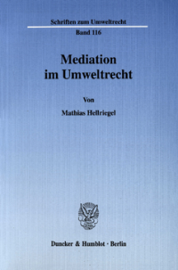 Mediation im Umweltrecht