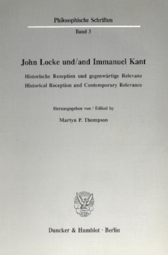 John Locke und / and Immanuel Kant