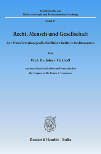 Recht, Mensch und Gesellschaft