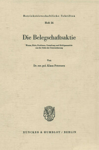 Die Belegschaftsaktie