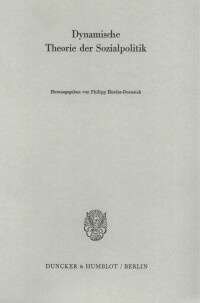 Dynamische Theorie der Sozialpolitik