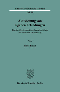 Aktivierung von eigenen Erfindungen