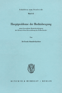 Hauptprobleme der Rechtsbeugung Hauptprobleme der Rechtsbeugung