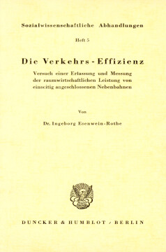 Die Verkehrs-Effizienz Die Verkehrs-Effizienz