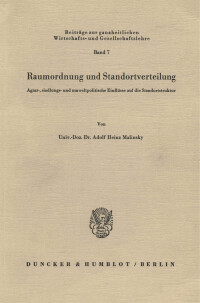 Raumordnung und Standortverteilung
