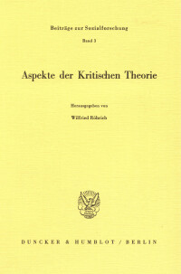 Aspekte der Kritischen Theorie