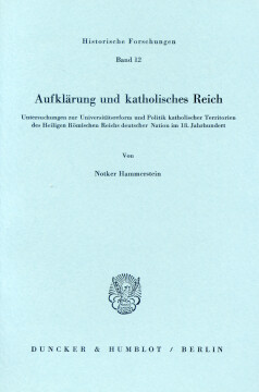 Aufklärung und katholisches Reich Aufklärung und katholisches Reich
