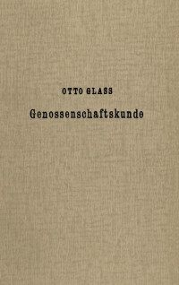 Genossenschaftskunde