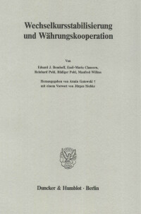 Wechselkursstabilisierung und Währungskooperation
