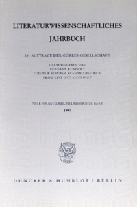 Literaturwissenschaftliches Jahrbuch