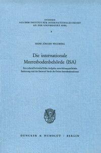 Die internationale Meeresbodenbehörde (ISA)