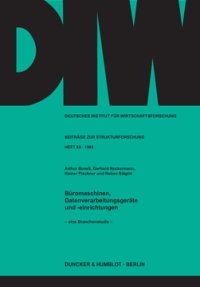 Büromaschinen, Datenverarbeitungsgeräte und -einrichtungen