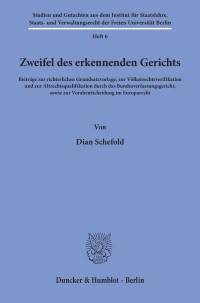 Zweifel des erkennenden Gerichts