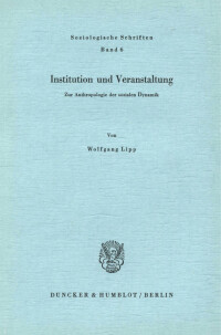 Institution und Veranstaltung