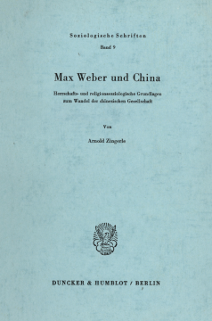 Max Weber und China