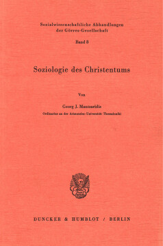 Soziologie des Christentums Soziologie des Christentums