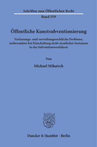 Öffentliche Kunstsubventionierung