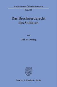 Das Beschwerderecht des Soldaten