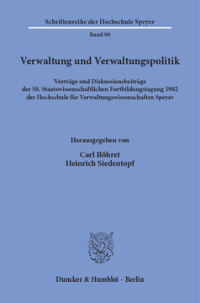 Verwaltung und Verwaltungspolitik