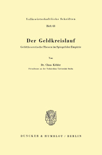 Der Geldkreislauf